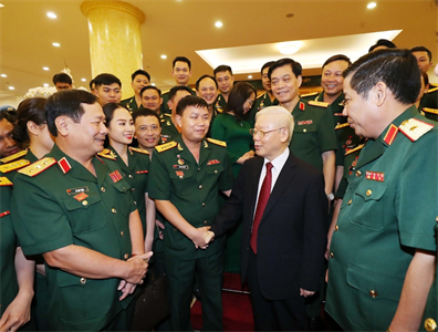 Tình cảm của Tổng Bí thư Nguyễn Phú Trọng với thanh niên Quân đội