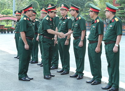 ​Đại tướng Phan Văn Giang thăm và làm việc với Quân đoàn 4