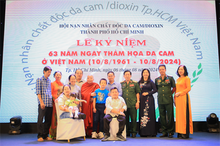 Hội Nạn nhân chất độc da cam/dioxin TP.HCM: Kỷ niệm 63 năm ngày thảm họa da cam/dioxin Việt Nam