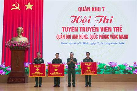 Hội thi Tuyên truyền viên trẻ LLVT Quân khu 7 đạt chất lượng cao