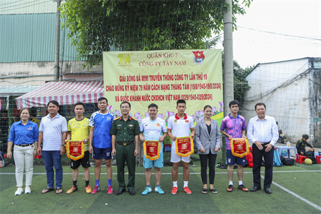 Công ty Tây Nam: Sôi nổi hoạt động thể thao chào mừng kỷ niệm 79 năm Cách mạng Tháng Tám và Quốc khánh nước Cộng hòa XHCN Việt Nam