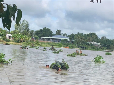 Trung đoàn 5, Sư đoàn 5 thực hành vượt sông trong hành trú quân chiến đấu