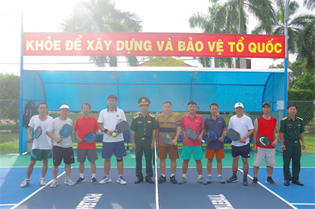 Trung đoàn 4, Sư đoàn 5 khánh thành sân thi đấu Pickleball