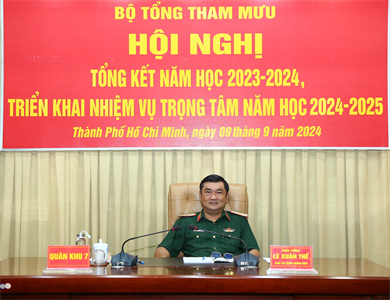 Bộ Tổng Tham mưu Quân đội Nhân dân Việt Nam tổ chức hội nghị tổng kết năm học 2023 - 2024