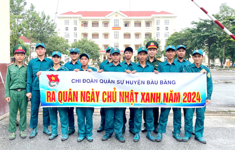 Tuổi trẻ LLVT tỉnh Bình Dương ra quân “Ngày chủ nhật xanh” lần 4 năm 2024