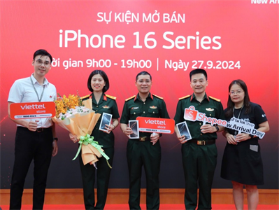 Viettel Store mở bán iPhone 16 trên toàn quốc bằng nhiều cách đặc biệt