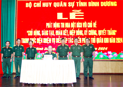 Đảng ủy, Bộ CHQS tỉnh Bình Dương thông báo nhanh kết quả Hội nghị lần thứ 10, Ban Chấp hành Trung ương Đảng khóa XIII