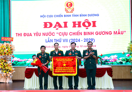 Hội Cựu chiến binh tỉnh Bình Dương: Đại hội thi đua yêu nước “Cựu chiến binh gương mẫu” lần thứ VII