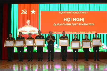 Cục Chính trị Quân khu hoàn thành tốt các nhiệm vụ quý III năm 2024