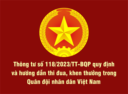 Tiêu chuẩn danh hiệu “Chiến sĩ tiên tiến”, “Lao động tiên tiến” trong Quân đội nhân dân Việt Nam