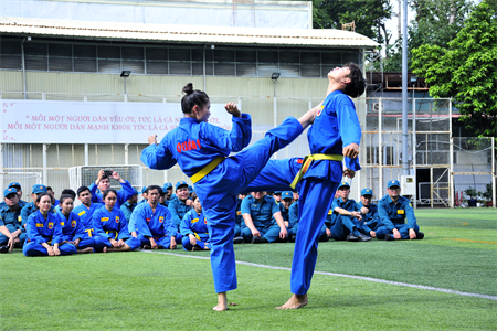 Ban CHQS Quận 1 thành lập Câu lạc bộ võ thuật Vovinam