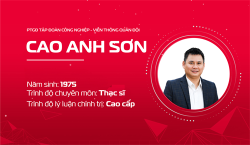 Phó Tổng Giám đốc Cao Anh Sơn và 24 năm gắn bó cùng Viettel