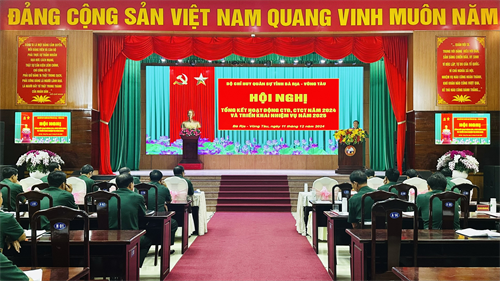 Bộ CHQS tỉnh Bà Rịa - Vũng Tàu triển khai nhiệm vụ CTĐ, CTCT năm 2025