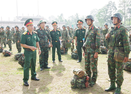 Sư đoàn 309 (Quân khu 7) duy trì nghiêm trực sẵn sàng chiến đấu cao điểm