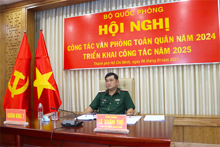 Hội nghị công tác Văn phòng toàn quân năm 2024