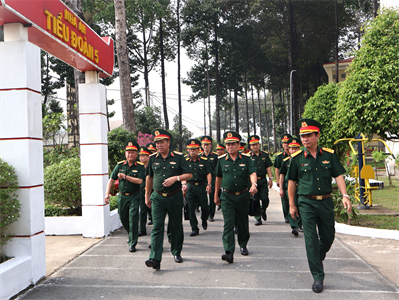 Tổng cục Hậu cần kiểm tra công tác bảo đảm hậu cần cho nhiệm vụ A50 tại Trường Quân sự Quân khu 7