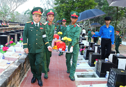 Bình Phước truy điệu và an táng 66 hài cốt liệt sĩ