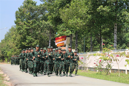 Bộ CHQS tỉnh Bình Dương hưởng ứng Ngày chạy thể thao CISM