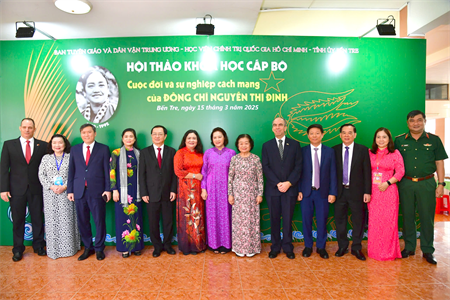 Hội thảo khoa học “Cuộc đời và sự nghiệp cách mạng của đồng chí Nguyễn Thị Định”