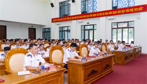 60 thí sinh tham gia hội thi huấn luyện chuyên ngành tàu Cảnh sát biển năm 2025