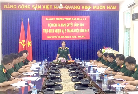 ​Đảng ủy trường Trung cấp Quân Y 2:
Đề ra nhiều hoạt động chào mừng 40 năm ngày truyền thống