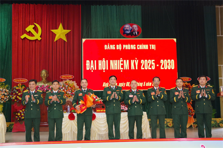 Đảng bộ Phòng Chính trị, Sư đoàn 7 tổ chức Đại hội Đảng bộ nhiệm kỳ 2025-2030.