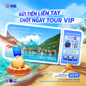 MB ưu đãi dành cho khách hàng gửi tiết kiệm có kỳ hạn