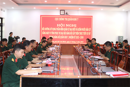 Hội nghị bồi dưỡng sử dụng phần mềm quản lý đại biểu và kiểm phiếu bầu cử