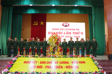 Đảng bộ Lữ đoàn 98  hoàn thành tốt các nhiệm vụ 5 năm đầu thành lập