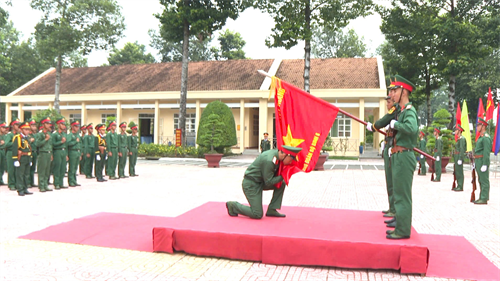 Bộ CHQS tỉnh Bình Dương tuyên thệ chiến sĩ mới năm 2025