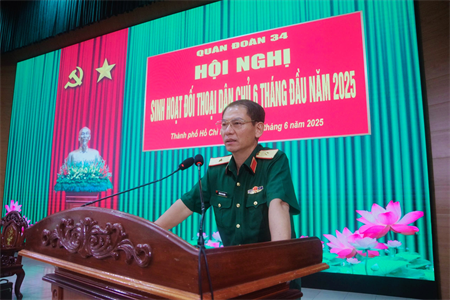 Bộ Tư lệnh Quân đoàn 34 đối thoại dân chủ với sĩ quan, quân nhân chuyên nghiệp Sư đoàn 9