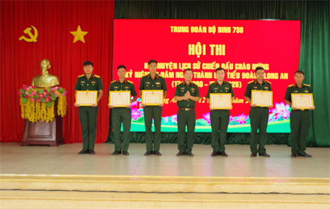 Tiểu đoàn 1, Trung đoàn 738: Hội thi kể chuyện chiến đấu