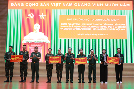 Bộ Tư lệnh Quân khu 7 thăm, động viên lực lượng thực hiện nhiệm vụ A80