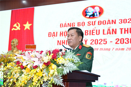 Đại hội đại biểu Đảng bộ Sư đoàn 302 nhiệm kỳ 2025 – 2030 hoàn thành nội dung, chương trình phiên trù bị