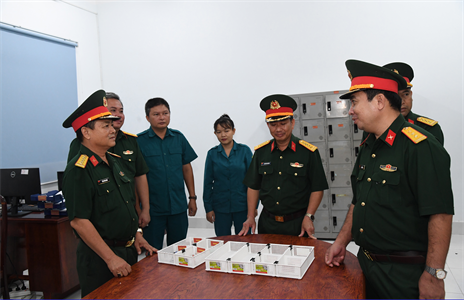 Bộ CHQS tỉnh Tây Ninh kiểm tra hoạt động của Ban CHQS cấp xã