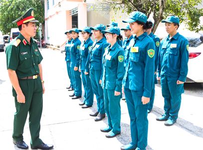 Quân khu 7 kiểm tra tình hình thực hiện nhiệm vụ quân sự, quốc phòng các Ban chỉ huy Phòng thủ khu vực Thành phố Hồ Chí Minh