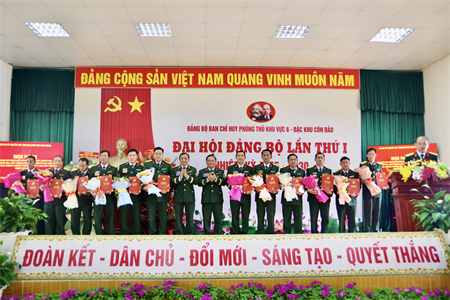 Đại hội Đảng bộ Ban chỉ huy Phòng thủ khu vực 6 - Đặc khu Côn Đảo, nhiệm kỳ 2025-2030 thành công tốt đẹp