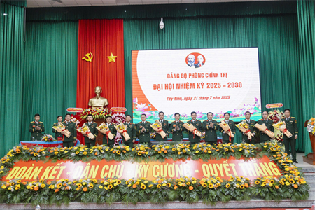 Đại hội Đảng bộ Phòng Chính trị, Bộ CHQS tỉnh Tây Ninh thành công tốt đẹp
