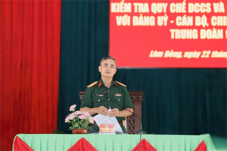 Bộ CHQS tỉnh Lâm Đồng tổ chức đối thoại dân chủ