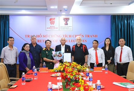 Hội Hỗ trợ gia đình liệt sĩ Việt Nam phối hợp tiếp nhận hồ sơ chứng tích chiến tranh