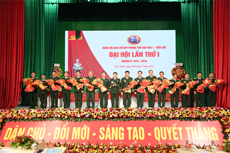 Đảng bộ Ban Chỉ huy Phòng thủ khu vực I - Bến Lức tổ chức Đại hội lần thứ I, nhiệm kỳ 2025 - 2030