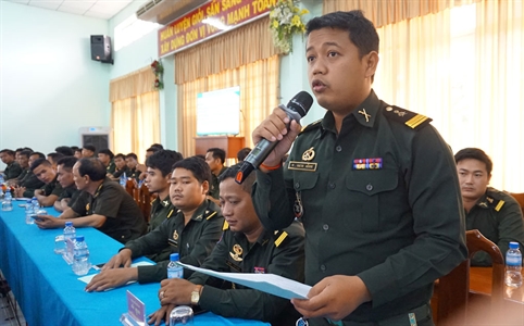 Thắt chặt tình đoàn kết, hữu nghị Long An-Svay Rieng-Prey Veng