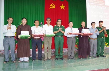 Huyện Hàm Thuận Nam, tỉnh Bình Thuận: Gặp mặt chức sắc, nhà tu hành trên địa bàn