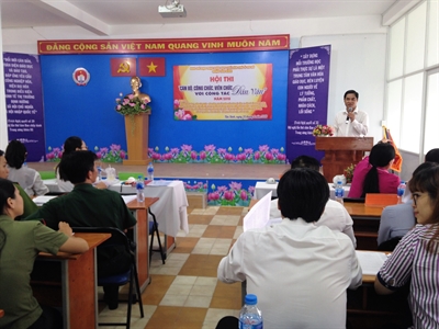 Quận Tân Bình: Hội thi “Cán bộ, công chức, viên chức với công tác dân vận” năm 2018