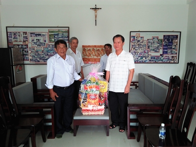 Huyện Đất Đỏ, tỉnh Bà Rịa – Vũng Tàu thăm hỏi các cơ sở tôn giáo trên địa bàn