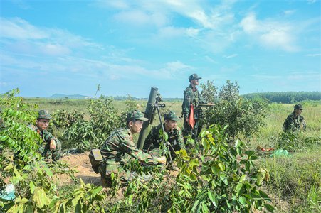 Bộ CHQS tỉnh Bình Phước hoàn thành tốt nhiệm vụ diễn tập