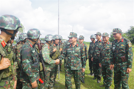 Trung đoàn 5, Sư đoàn 5 hoàn thành tốt diễn tập chiến thuật có bắn đạn thật cấp đại đội bộ binh