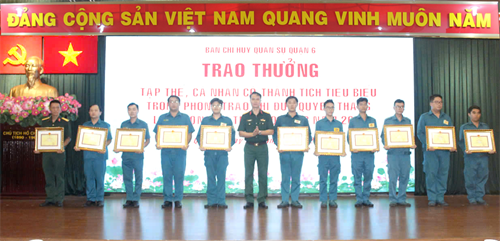 Ban CHQS Quận 6 hoàn thành tốt nhiệm vụ năm 2024