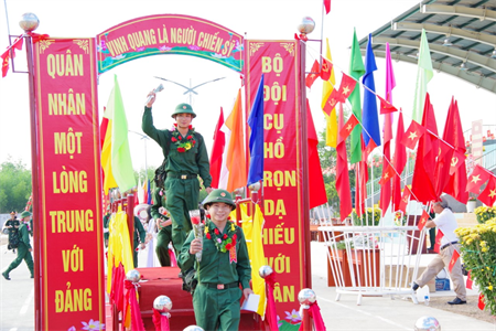 Các địa phương trên địa bàn Quân khu 7 sẽ tổ chức Lễ giao nhận quân ngày 13/2/2025