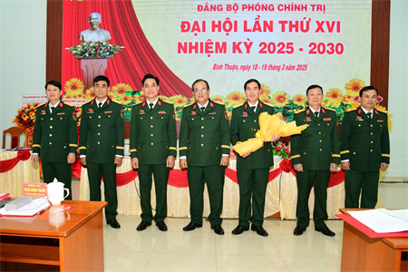 Đảng bộ Phòng Chính trị, Bộ CHQS tỉnh Bình Thuận Đại hội nhiệm kỳ 2025-2030